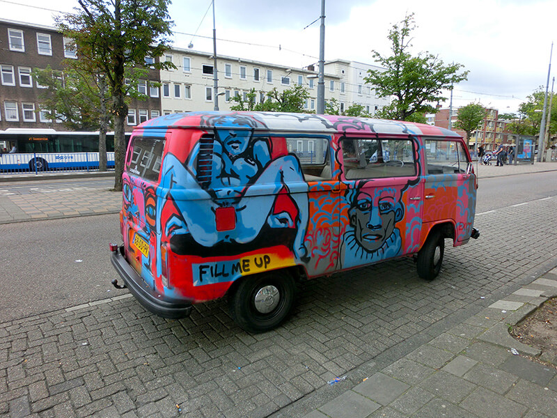Amsterdam furgoneta