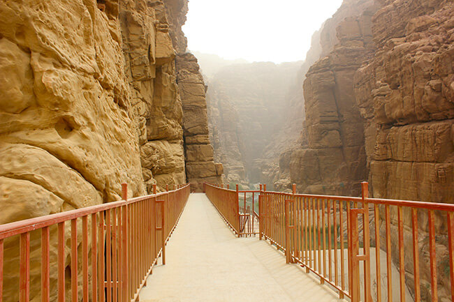 Wadi Mujib entrada