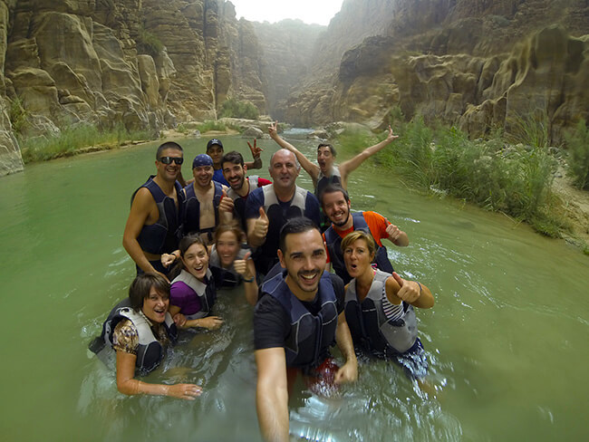 Barranquismo en Jordania