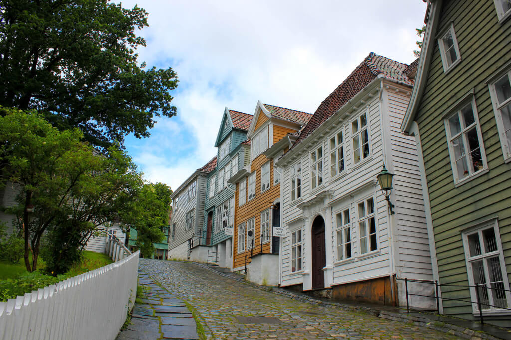 Bergen antiguo calle