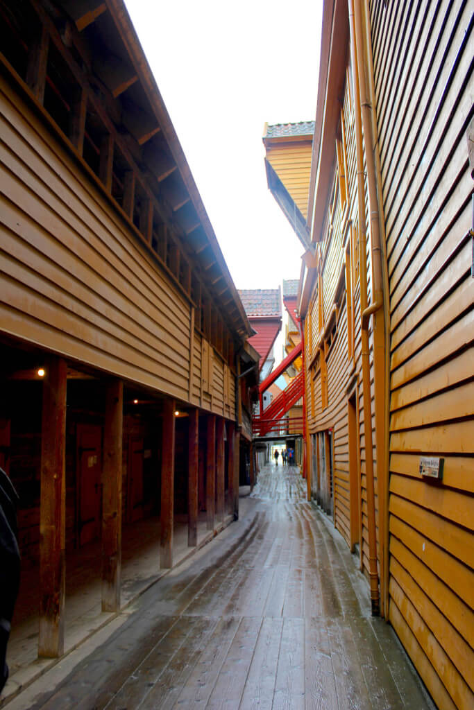 Bryggen calle estrecha