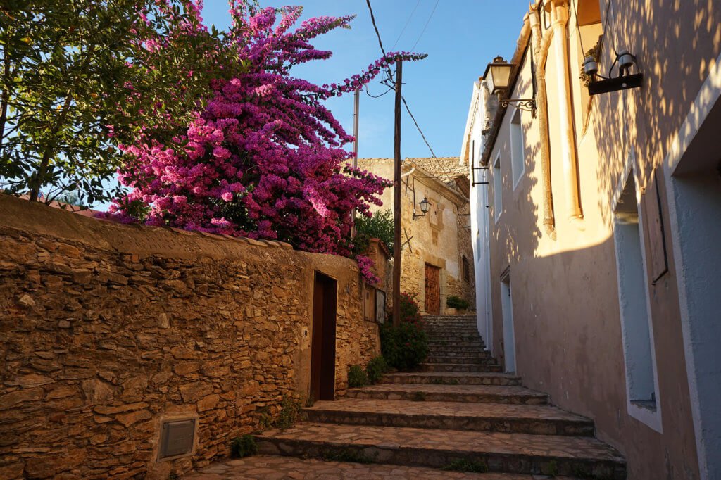 Calle de Begur en la Costa Brava