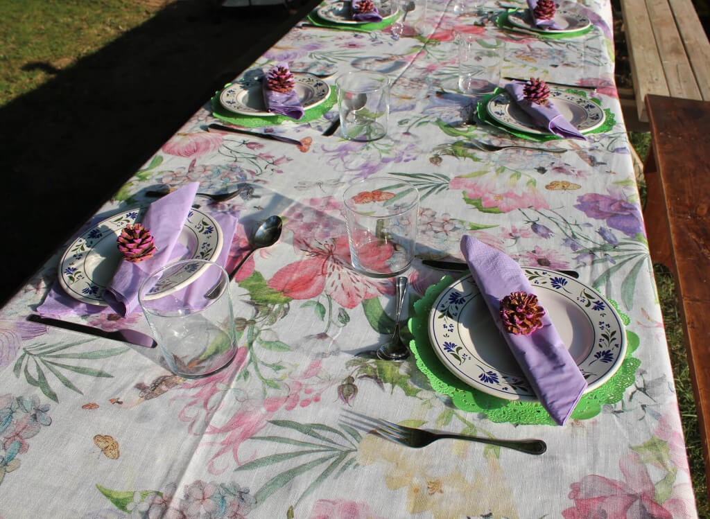 Decoracion otoñal mesa