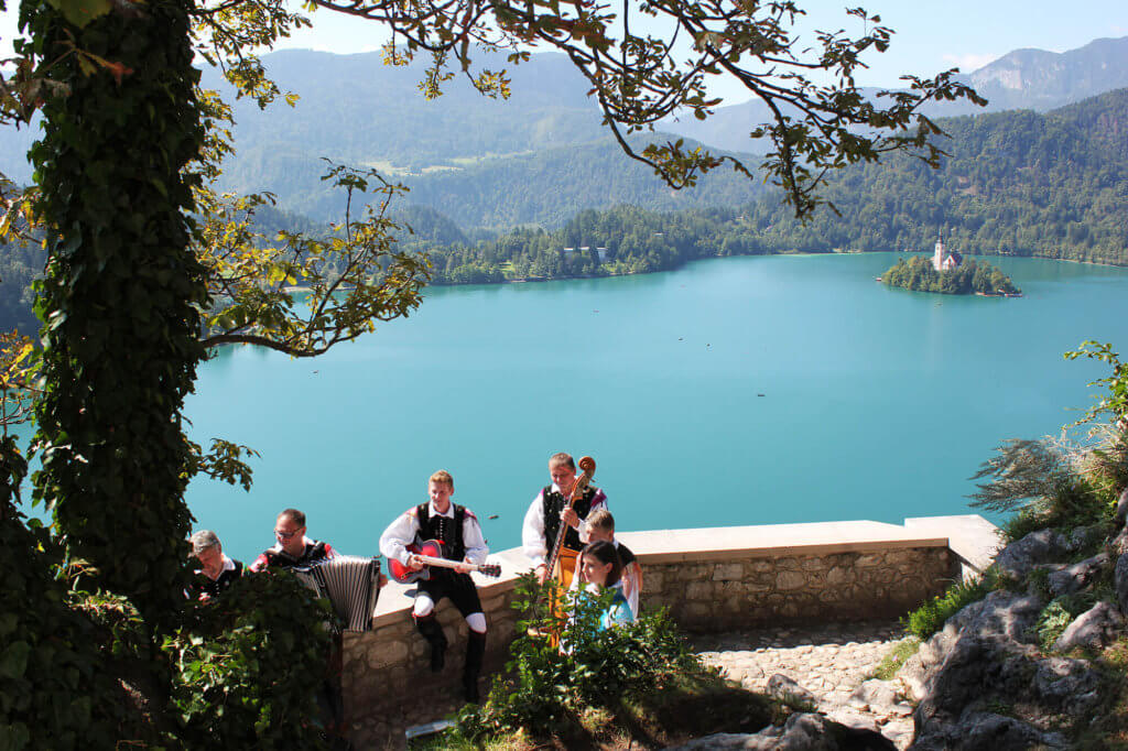 Lago de Bled desde el Castillo